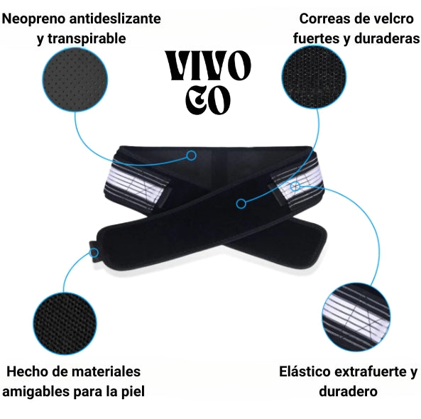 3x2 VivoCo™ Cinturón para Alivio de Dolor Lumbar